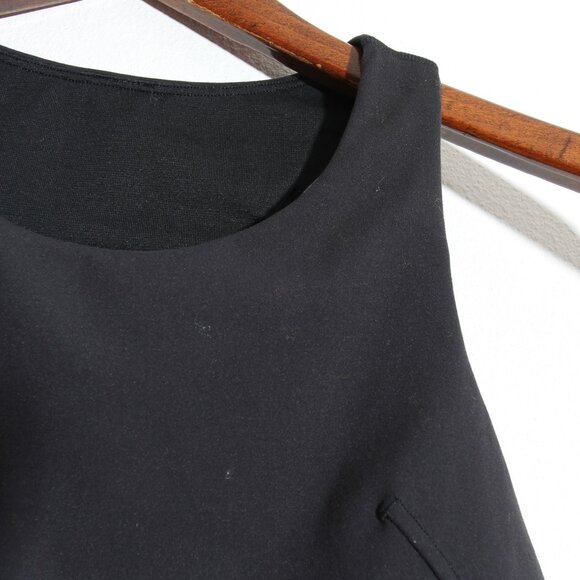 Lululemon Invigorate Training Tank Crop Top Black Everlux Built-In-Bra Size 8 - Picture 4 of 14